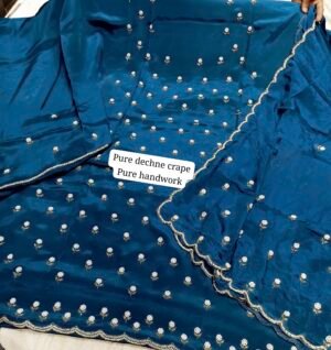 Pure Dachene Crape Unstitched Outfit