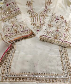 Pure Dechene Crape Unstitched outfit