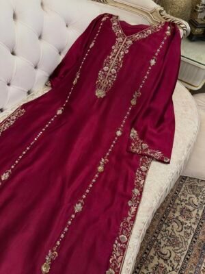 Sartin silk stitched outfit