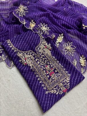 Georgette Unstitched Outfit