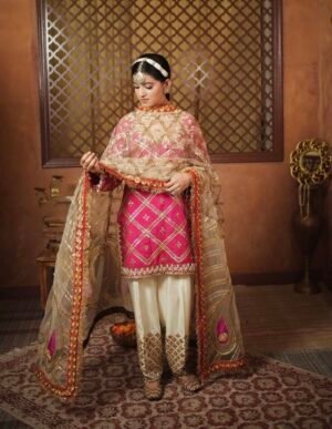 Natural Dachene Unstitched Outfit